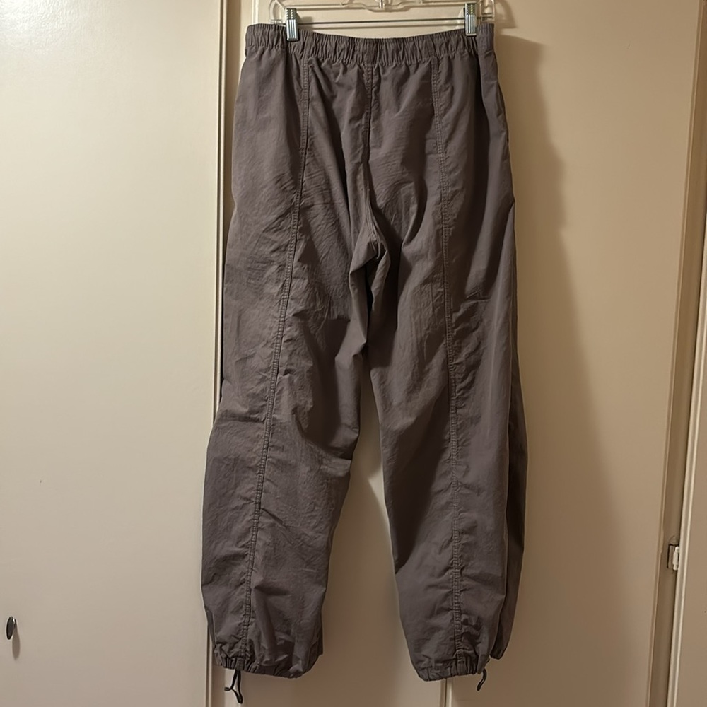 Zara mid rise parachute pants
